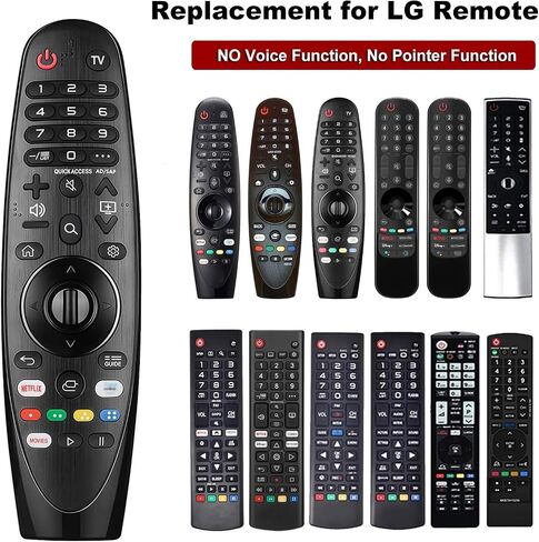 بديل لجهاز التحكم عن بعد لتلفزيون LG المتوافق مع جميع أجهزة تلفزيون LG الذكية، بديل جهاز التحكم عن بعد بإضاءة خلفية عالمية لجهاز التحكم عن بعد LG Magic وجهاز التحكم عن بعد بالأشعة تحت الحمراء in Saudi Arabia