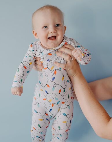 Bamboo Viscose Baby Romper Christmas Collection (Christmas Tree, 18 Months) in Saudi Arabia