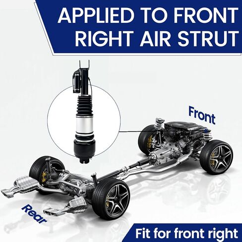 Front Right Air Strut Suspension Shock Absorber, Compatible with Benz CLS350 CLS500 CLS550 E280 E320 E350 E500 E550, 2113205413 211320541380 211320541389 2113206213 in Saudi Arabia