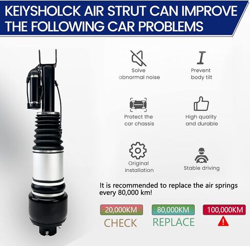 Front Right Air Strut Suspension Shock Absorber, Compatible with Benz CLS350 CLS500 CLS550 E280 E320 E350 E500 E550, 2113205413 211320541380 211320541389 2113206213 in Saudi Arabia