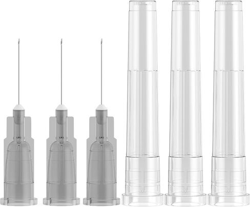 23 Gauge 5/8 Inch(16MM) Luer Lock Disposable Needle Individually Packaged for Laboratory Liquid Measurement, Plant Experimental Injection and Filling Ink(100 PCS) in Saudi Arabia
