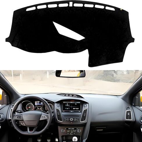 Dashboard Cover Dash Mat Fit for Fo-rd Explorer 2019-2011 (Without HUD Models),Car Dash Board Mat Anti-Glare Carpet,Non-Slip Pad Sunshield Protector (Black) in Saudi Arabia