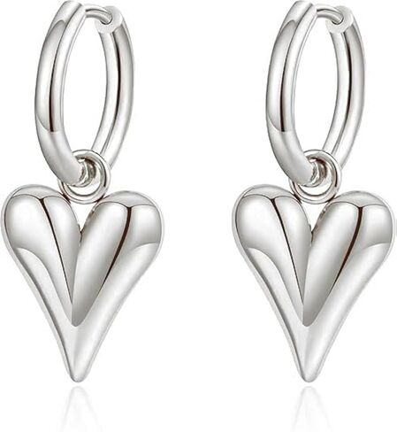 Chunky Gold Hoops Earrings for Women,18K Gold Plated Stainless Steel Earrings with Convertible Dangle,Hypoallergenic Trendy Jewelry Gift for Women in Saudi Arabia