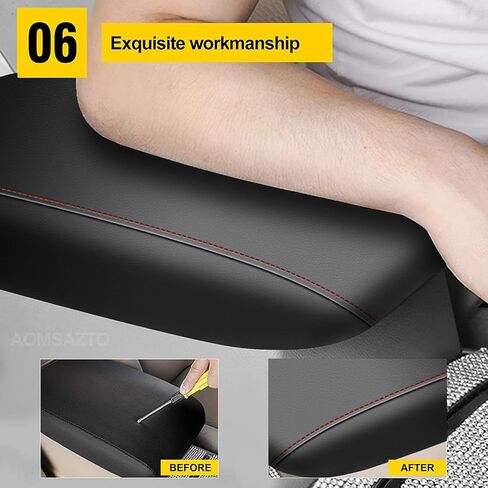 أغطية وحدة التحكم المركزية لمسند الذراع من AOMSAZTO لسيارة Toyota Highlander 2008-2014 in Kuwait