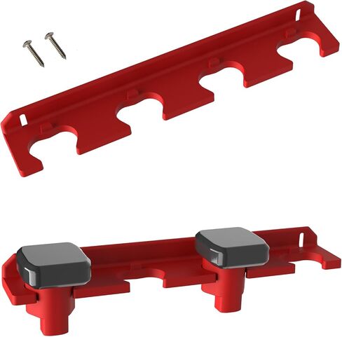 Battery Rack Compatible DeWalt 20V Battery Holder, Mount 3 Slot Bulk Battery Garage Tool, Dewallt 20v Tools, Wall Display Hook Holder (1, Black) in Kuwait