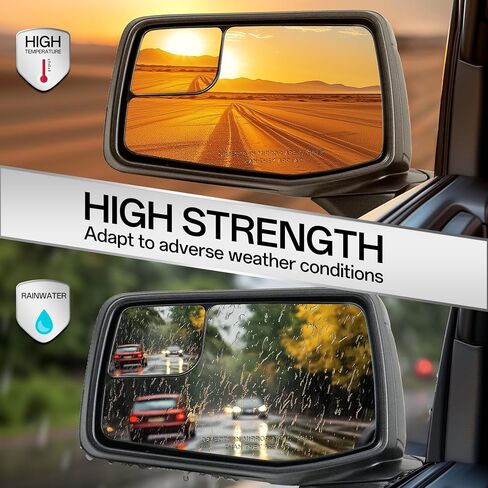 Passenger Right Side Door Mirror for 2019-2024 Chevy Silverado 1500, with Heated Power and Convex Blind Spot Glass Temperature Sensor Manual Folding, Replace#GM1321583(7 Pins) in Kuwait