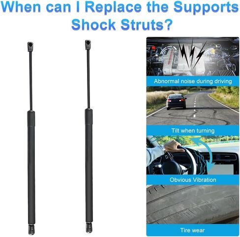 يدعم رفع الباب الخلفي للباب الخلفي دعامات الصدمات المتوافقة مع Lexus RX350 2007-2009 RX400h RX450h 2008-2009 لاستبدال ‎SG229033 6135 68950-0E021 in Kuwait