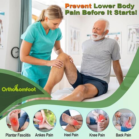 OrthoComfoot Wide Plantar Fasciitis Inserts for Women, Breathable Comfort Arch Support Insoles for Diabetes & Flat Feet, 240LBS+ Heavy-Duty Adjustable TPU, Work Boot Orthotic Insoles, Size 7 Women in Saudi Arabia