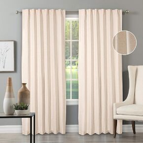 Linen Curtain, Natural Curtains, Flax Linen Curtains, Tab Top Curtains, Curtains, Farmhouse Curtain, Thanksgiving, Christmas, 84" Long Curtains, Linen Curtain, Window Curtains 50x84 Set of 2