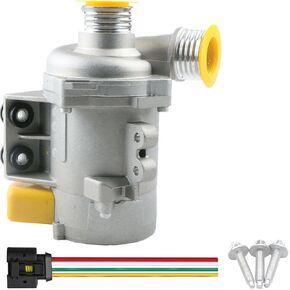 MOSTPLUS 11517588885 11517563659 Electric Engine Water Pump and Thermostat Compatible for BMW 135i 135is 335i 335xi X3 X5 X6 535i 535xi Z4