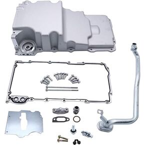 LS Engine Swap Oil Pan 302-2 FOR LS1 LSX Camaro Nova F-body Extra Clearance-CHROME