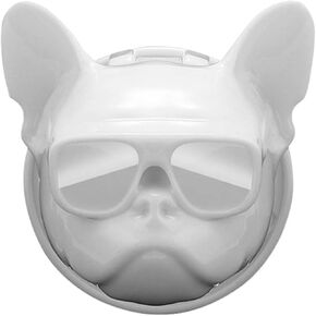 Car Push Start Button Cover, Cute French Bulldog Shape Engine Start Stop Protective Cover for Car Interior and Gift