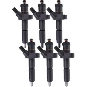 BLUESUNSOLAR 1PC Fuel Injector D8NN9F593BA D4NN9F593C Replacement for Ford New Holland Engine BSD666 Tractor 8200 8400 8600 8700 9000 TW10 TW20 TW30 Wheel Loader A62 A64 A66 (1 PC) in Kuwait