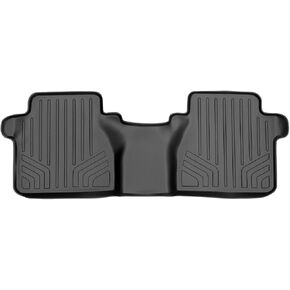 SMARTLINER Custom Fit Floor Mats 2nd Row Liner Black for 2005-2021 Nissan Frontier Crew Cab