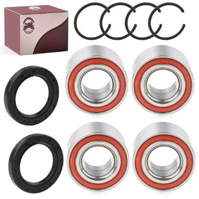 Front Rear Wheel Bearing for Can-Am Outlander Commander Renegade Maverick 330 400 450 500 570 650 800 850 1000 Defender Max HD10(4pcs,30x60x37) 705400088