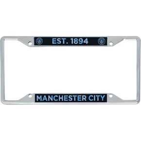 Desert Cactus Manchester City License Plate Frame Man City MCFC Football Soccer Metal for Front or Back of Car Officially Licensed (Style 3)