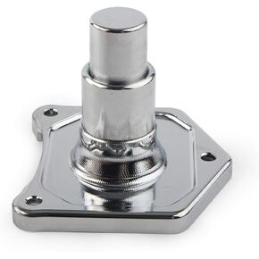 GZYF Motorcycle Solenoid Cover Push Starter Button 1.2/1.4 k/watt for Harley Big Twin 1991-Later, Chrome