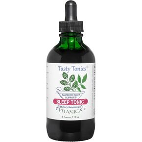 Vitanica Sleep Tonic, Natural Liquid Sleep Aid Supplement, Dr. Formulated, Relaxation and Calm Support for Adults, Stress Relief, Valerian Root, Lemon Balm, Passion Flower, Vegan, 4 Ounce