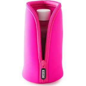 KUSSHI Neoprene Mini Makeup Pouch for Purse and Travel - Small Travel Pouch for Delicate Bottles and Beauty Items - For Foundations, Serums, Perfumes and More - Small Purse Pouch (Size S, Pink)
