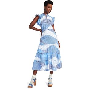 BB DAKOTA Zappos Print Lab: “Heatwave Cotton Dress Indigo
