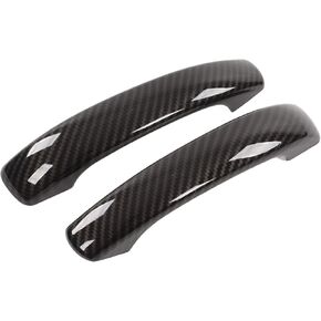 Fydun Carbon Fiber Car Exterior Door Handle Cover Trim Car Styling Decoration Accessories for Smart Fortwo W451 2009‑2015