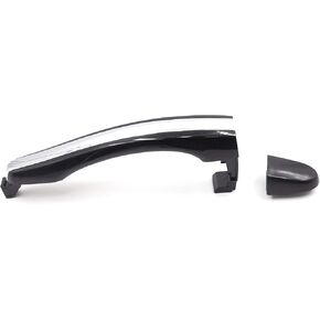 Exterior Outer Black Door Handle Rear Driver/Passenger Side Chrome/Black For Hyundai Azera 2006 2011