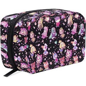 Cosmetic Bag Portable and Suitable for Travel Animal Crossing Pattern Makeup bag with Zipper Pencil Bag Pouch Wallet