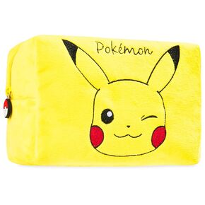 Pokemon Makeup Bag for Women Men and Kids Pikachu Cosmetic Bag Travel Wash Bag Holiday Accessories - Gifts for Women