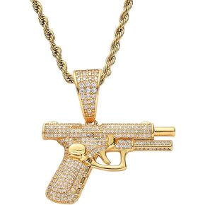 Metal Pistol Handgun Pendant Necklaces for Women Men, Funny Necklace for Women, Modern Women Necklace Jewelry Gifts for Women Men Girlfriend Friends