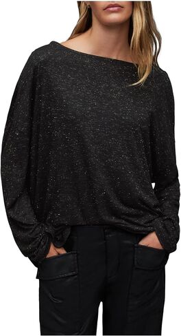AllSaints Women's Rita Shimmer Tee in Saudi Arabia