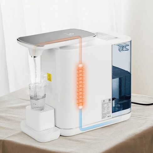 Airthereal Reverse Osmosis Countertop Water Filter with Premium Glass Pitcher - 5 Stage Purification for Safe Drinking, No Installation RO Filtration, Purified Water Dispenser, Pristine Lite3 in Saudi Arabia