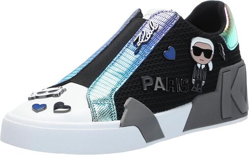 KARL LAGERFELD Women's Mavise Pins Everyday Lace Up Sneaker in Saudi Arabia