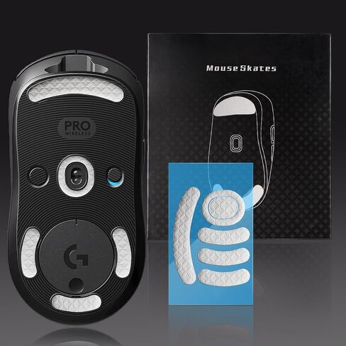 Smooth Sliding Mouse Skates for Logitech G Pro X Superlight Mouse Feet Replacement(PTFE,White) Rounded Edges Durable and Ultra-Smooth Gaming Mouse Glider for G Pro Superlight in Saudi Arabia