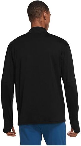 Nike Element Men's Dri-FIT 1/2-Zip Running Top (Black, DD4756-010) Size Large in Saudi Arabia