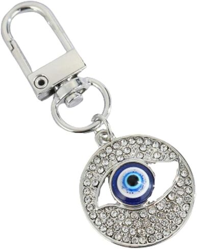 Hamsa Hand Keychain Evil Eye Keychain Car Keyring Kabbalah Good Luck Protection Walls Handbags Ornament Jewelry in Saudi Arabia