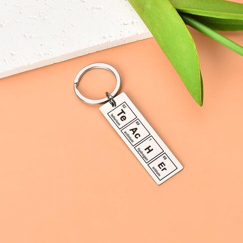 Funny Chemistry Element Keychain Gift Creative Chemical Periodic Table Character Words Quote Keychain for Women Men Girls in Kuwait