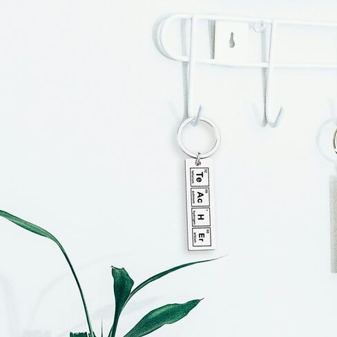 Funny Chemistry Element Keychain Gift Creative Chemical Periodic Table Character Words Quote Keychain for Women Men Girls in Kuwait