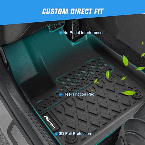 Nilight TPE Floor Mats for 2021 2022 2023 Hyundai Santa Fe 5 Seat (Non-Hybrid),All Weather Custom Fit Heavy Duty Floor Liners in Saudi Arabia