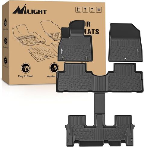 Nilight TPE Floor Mats for 2021 2022 2023 Hyundai Santa Fe 5 Seat (Non-Hybrid),All Weather Custom Fit Heavy Duty Floor Liners in Saudi Arabia