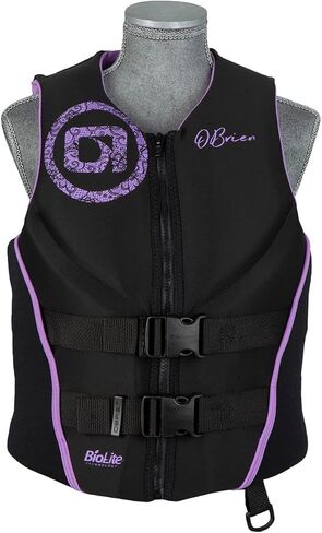 O'Brien Women's Traditional Neoprene USCGA Life Jacket, Orchid, X-Small in Kuwait