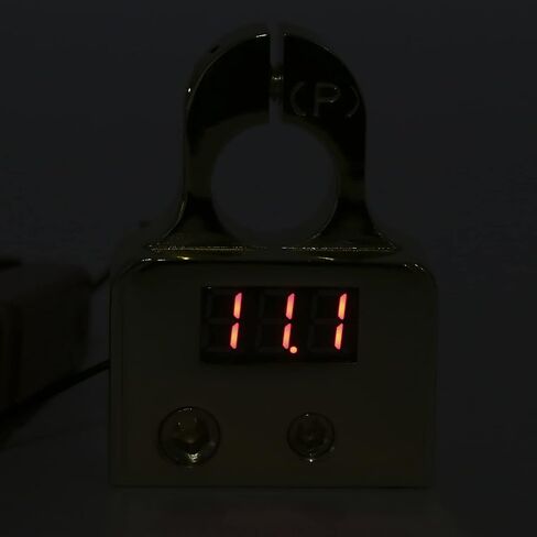 Car Battery Terminal Connectors Kit with Digital Voltmeter Display Stardand 0/4/8/10 AWG Gauge (A (gold)) in Saudi Arabia