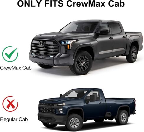 Floor Mats for Cars, Car Mats Full Set for 2014-2021 Toyota Tundra (Only for CrewMax Cab), Anti-Slip TPE All Weather Floor Mats for 1st & 2nd Row Automotive Floor Mats - Black in Saudi Arabia