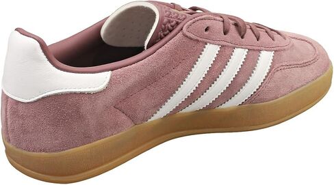 adidas Gazelle Indoor Women Sneakers, Shadow Fig/Cloud White/Gum, Size 8.5 in Saudi Arabia