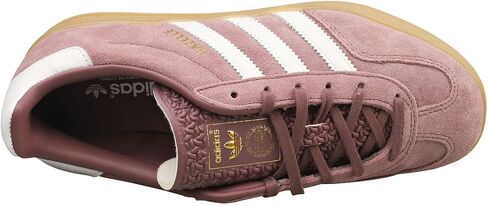 adidas Gazelle Indoor Women Sneakers, Shadow Fig/Cloud White/Gum, Size 8.5 in Saudi Arabia
