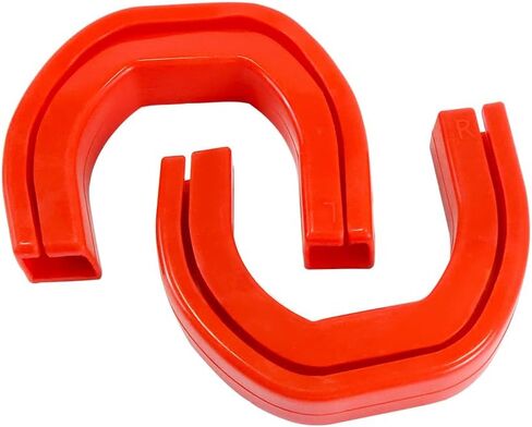 أغطية وصلة السحب الأمامية خطافات السحب المتوافقة مع ذاكرة الوصول العشوائي 1500 2019-2024 باللون الأحمر in Kuwait