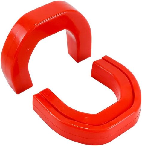 أغطية وصلة السحب الأمامية خطافات السحب المتوافقة مع ذاكرة الوصول العشوائي 1500 2019-2024 باللون الأحمر in Kuwait