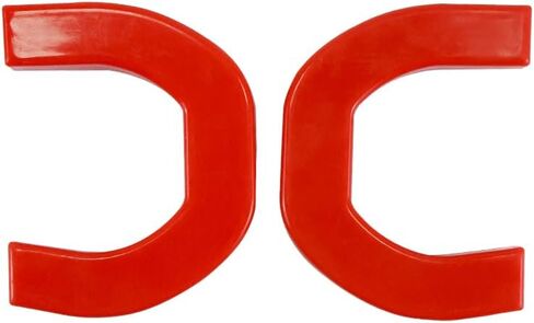 أغطية وصلة السحب الأمامية خطافات السحب المتوافقة مع ذاكرة الوصول العشوائي 1500 2019-2024 باللون الأحمر in Kuwait