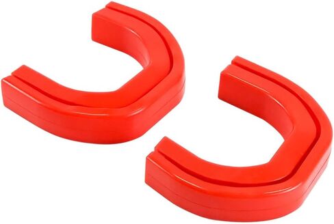 أغطية وصلة السحب الأمامية خطافات السحب المتوافقة مع ذاكرة الوصول العشوائي 1500 2019-2024 باللون الأحمر in Kuwait