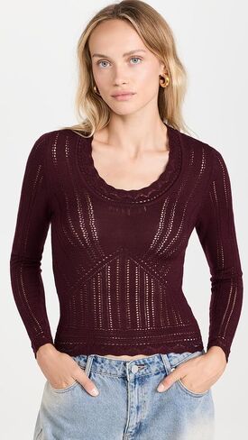 Sea Women's Paxton Knit Long Sleeve Top in Saudi Arabia