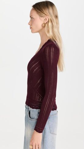 Sea Women's Paxton Knit Long Sleeve Top in Saudi Arabia